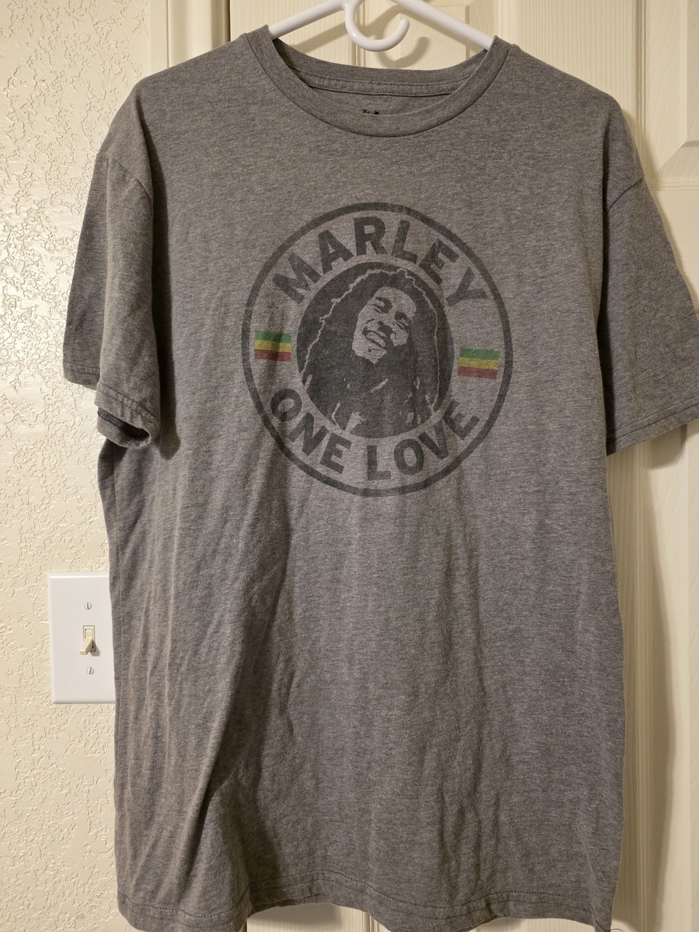 Zion Rootswear Grey 'One Love' Graphic Short Sleeve Tee